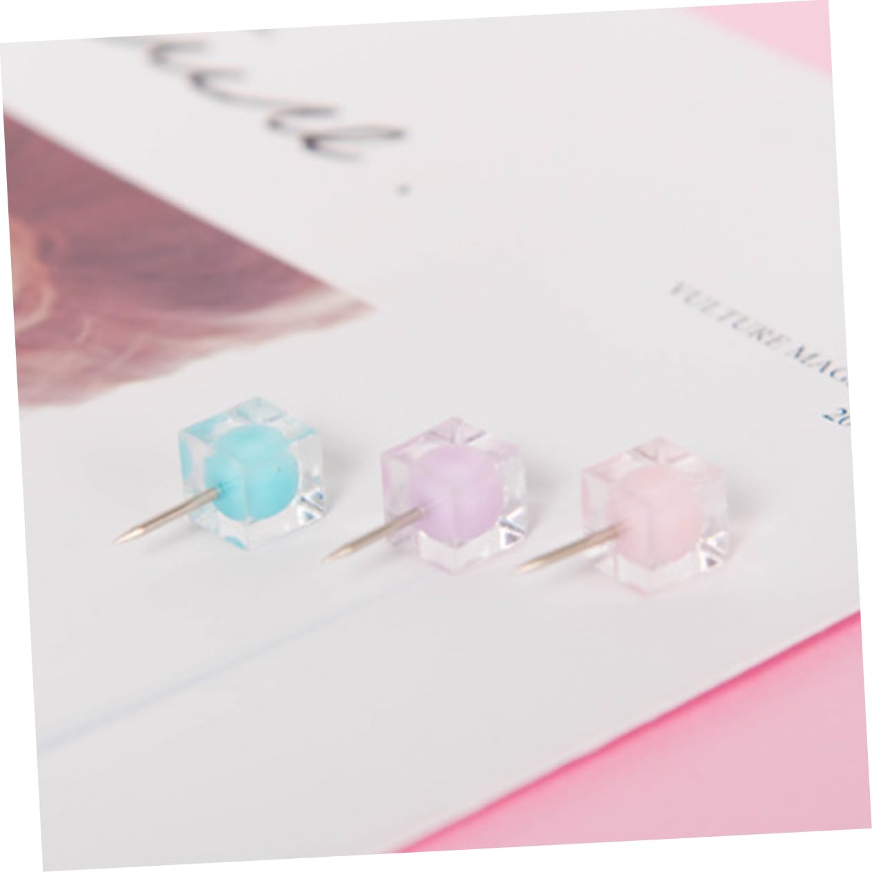 SHINEOFI 240piezas Chinchetas Coloridas Creativas y Transparentes para Decorar Tableros De Anuncios y Paredes Oficina Escuela y Hogar