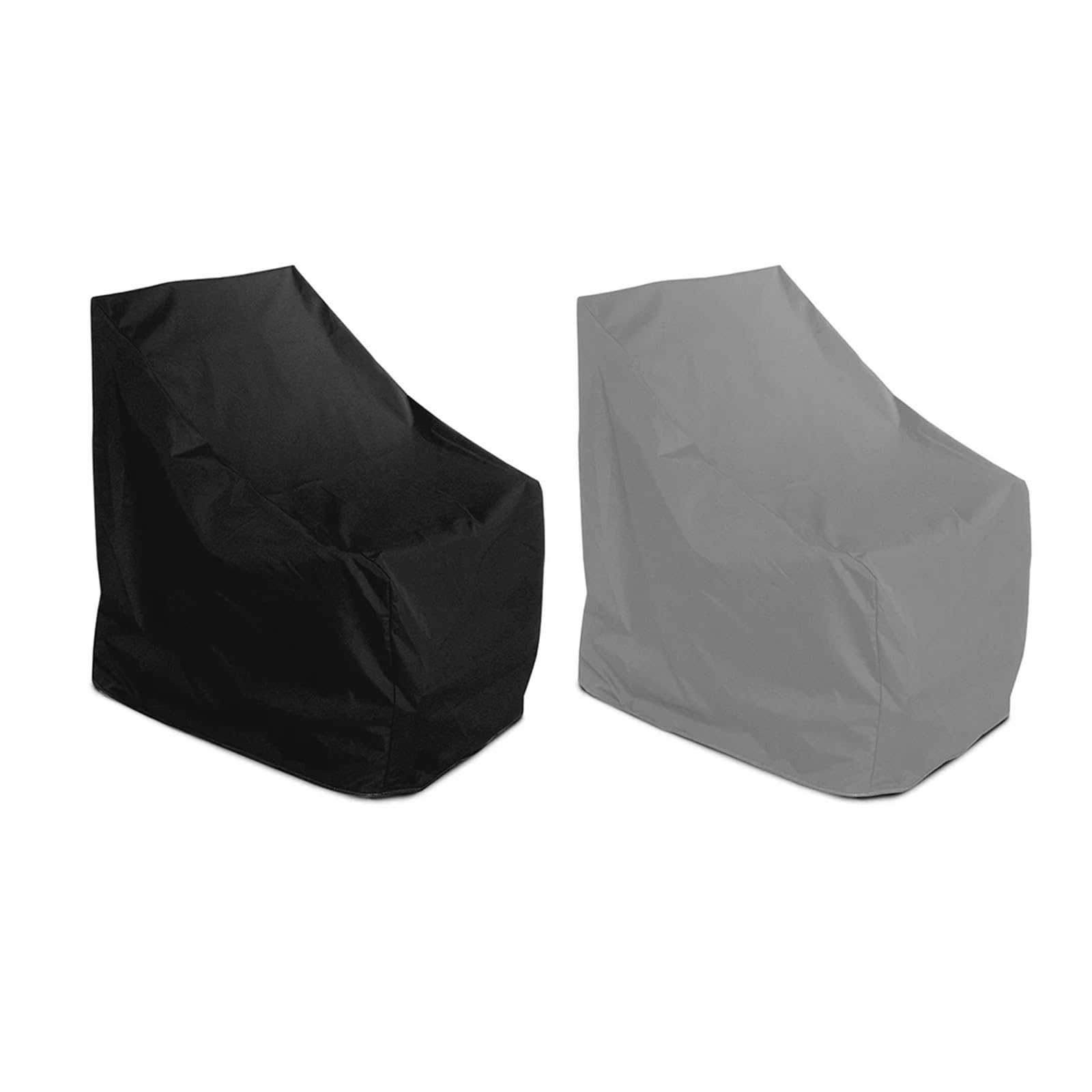 Zovloer Black L Outdoor Chair Cover Stacked Chair Dust Cover Waterproof Dust-Proof Patio Garden Furniture Protector Organizer For Outdoor Sofa Armchair For Garden Sofa Lounge Lawn Deep Seat(Black L)