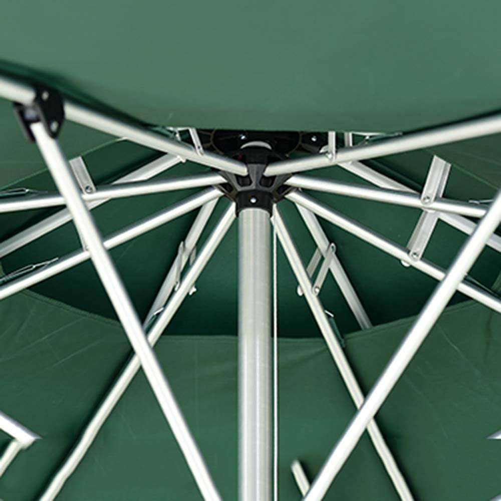 Parasol ogrodowy,Duży parasol na zewnątrz, 2,7 M Parasol, z korbą, składany parasol balkonowy na taras, odpowiedni do parasola stołowego, parasol plażowy, parasol ogrodowy
