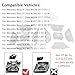 Goodithy Steering Wheel Button Covers, Black Steering Wheel Control Button Key Replacement for Mercedes Benz A B C E GLA GLK CLA CLS Class W204 X204 W212 W218 W156 W176 W117 W172 W246 (Model B Black)