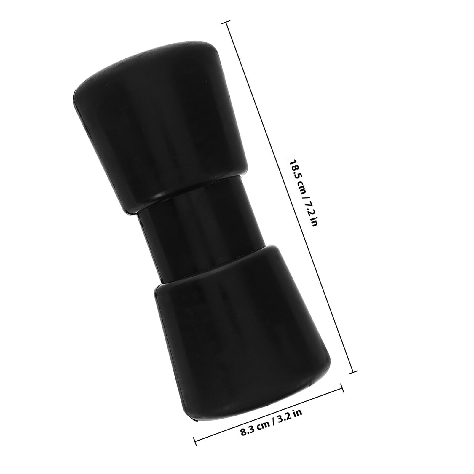 Support Quille Robuste pour Remorque Bateau Caoutchouc Installation Facile Mouvement Fluide de Remorque Polyvalentes pour Bateaux et Yachts