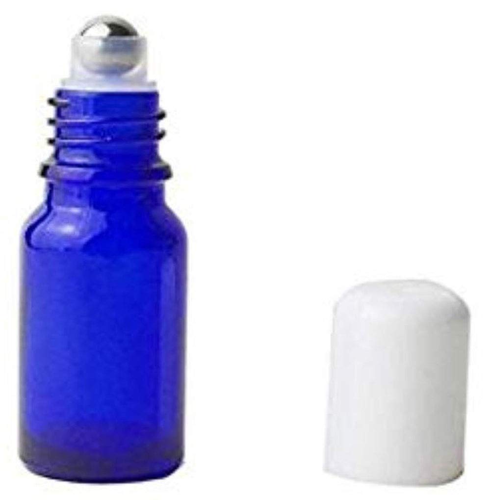 5 Stück Braunglas-Rollerflaschen 5 Ml Mit Edelstahl-Kugel & Schwarzer Kappe - Für ätherische Öle