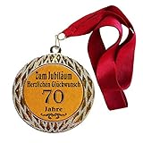 Medaille Ø 70 mm inkl. Halsband / Schachtel