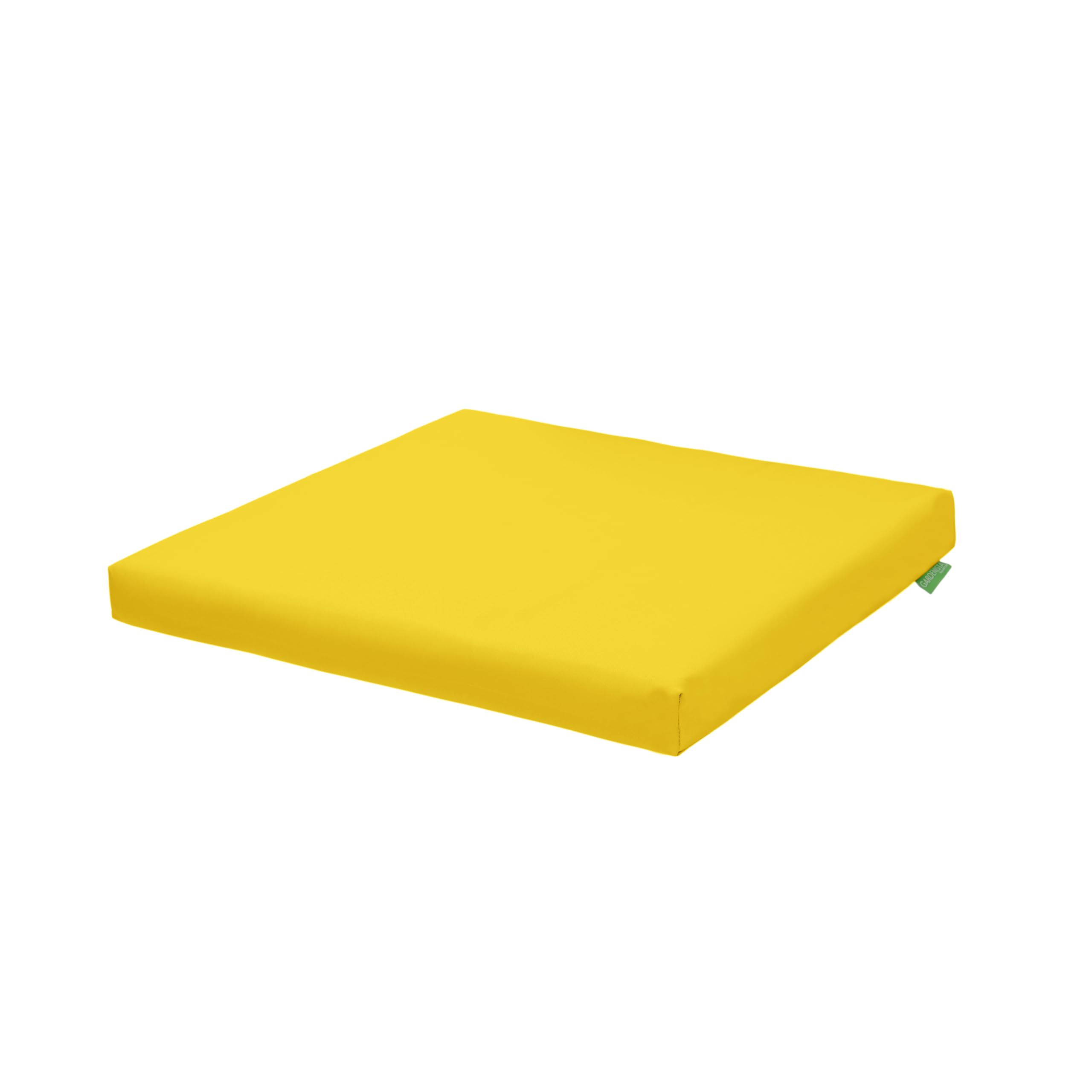 Gardenista Garden Chair Seat Pad | Indoor Outdoor Dining Cushion Seat Pads | Water Resistant Patio Garden Chairs Cushions with Secure Ties | Durable & Comfortable | 1 Piece (Yellow) — image 1