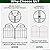 Samamixx Decorative Garden Fence, 10 Panels No Dig Metal Fencing 10.83ft(L) × 22in(H) Animal Barrier Border for Dog, Landscape Edging with No-Dig Stakes for Yard Lawn Patio Flower Beds Outdoor