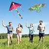 Arrowbash 8 Pack Kites for Kids Large Flying Long Kite with 8 Pcs 328 ft Strings for Outdoor Game