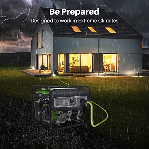 GEARit 50-Amp Generator Extension Cord, 125/250V, Inline NEMA 14-50P to SS2-50R Twist Lock Connector STW 6/3+8/1 AWG, for 50A Power Inlet Box, RV Camper, Generator to House, 20 Feet, Green - Image 5