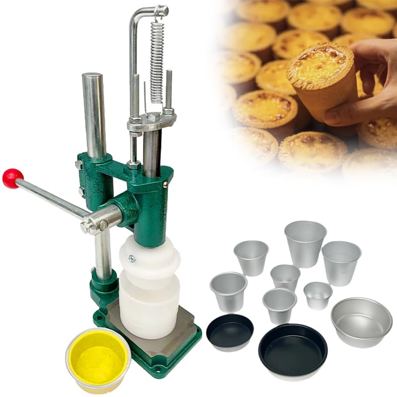 La Mejor Selección de Máquinas para hacer tartas los preferidos por los clientes. 43 LYDZUSDP Molde Comercial de Tarta de Huevo,Molde de cáscara de Tarta de Huevo,máquina para Hacer cáscara de Tarta de Huevo,Equipada con un Juego Completo de moldes
