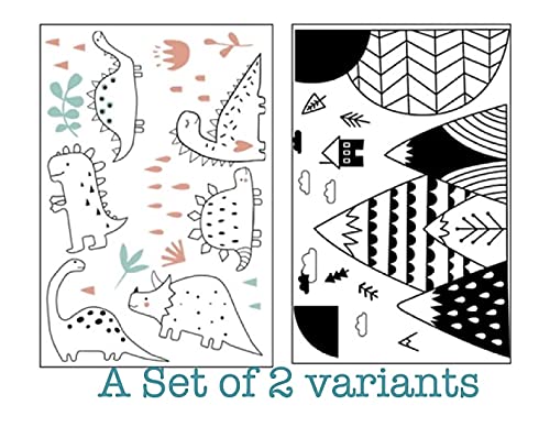 Vinilos Decorativos Dinosaurios para Niños Set de 2 miniatura 6