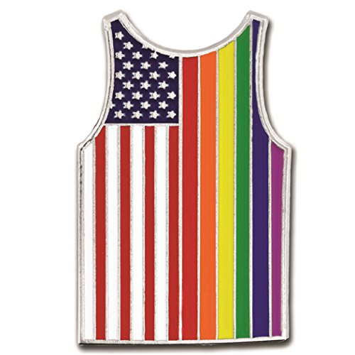 Image of PinMart Gay Pride LGBT Enamel Lapel Pin