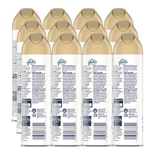 Glade Clean Linen 8 OZ Air Freshener, Pack of 12