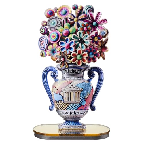 STILE GRECO E POP ART: un oggetto artistico ironico e raffinato, perfetto per decorare mensole, scrivanie, tavoli e vetrine moderne