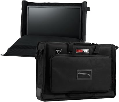 Gator Cases Padded Nylon Carry Tote Bag for Transporting LCD Screens, Monitors and TVs Between 19" - 24"; G-LCD-TOTE-SM