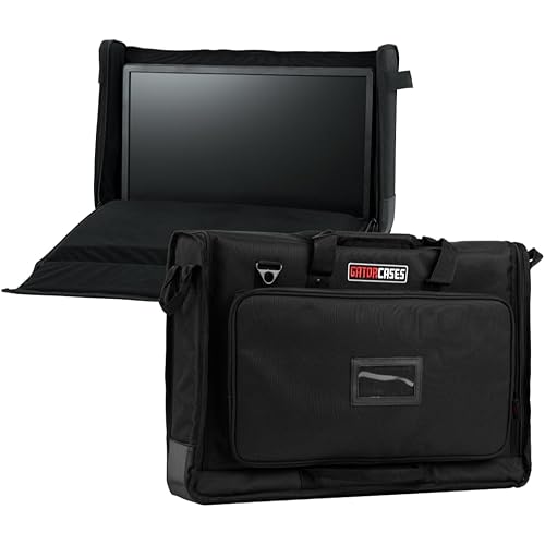 Gator Cases Padded Nylon Carry Tote Bag for Transporting LCD Screens, Monitors and TVs Between 19" - 24" (G-LCD-TOTE-SM)