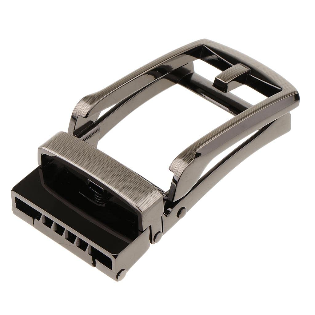 Hebilla automática de repuesto para cinturón de trinquete, accesorios de cinturón deslizante, color negro mate