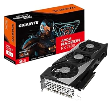 GPU GIGABYTE AMD RADEON RX 7600 GAMING OC 8GB 128BITS GDDR6 GV-R76GAMING OC-8GD