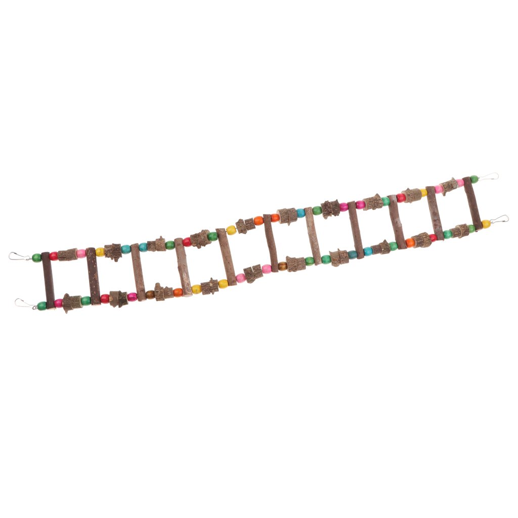 Échelle, Perchoir, Balançoire, Jouet pour Oiseaux, Perruches Calopsittes, Perruches Ondulées, 90 cm