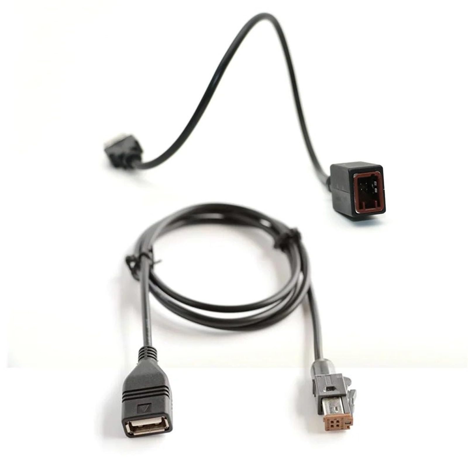 Adaptateur de prise 4 broches personnalisé for Subaru vers rallonge de ligne d'interface USB standard for câble de données multimédia d'entrée audio auxiliaire de voiture Suzuki(For Suzuki Vitera