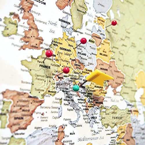 Map Your Travels Deluxe Push Pin World Map thumb #5