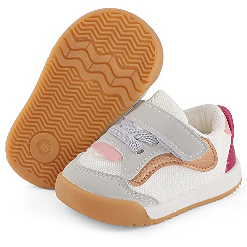 Image of Baby Shoes Boys Girls First Walkers Cute Animals Toddler Sneakers Prewalkers Rubber Sole