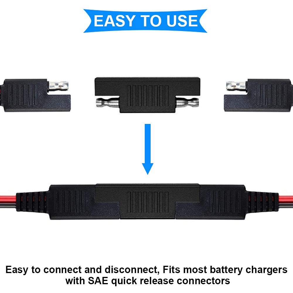 Connecteurs Adaptateur D'inversion De Polarité SAE, 2 Pièces