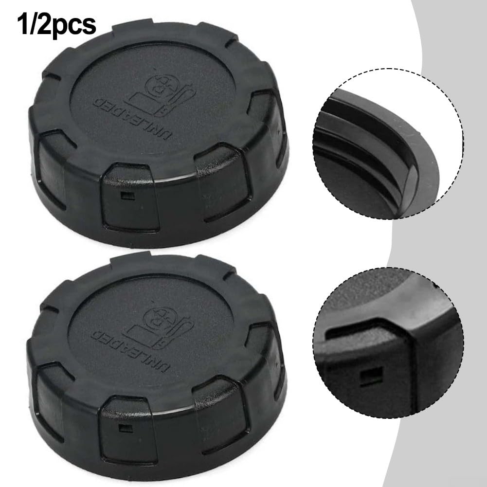 Conjunto de tapa de combustible para cortacésped comercial Toro y Z-master para timecutter reemplaza 88-3980 88-3990 119-5354 tapa de tanque de gas negra con sello de precisión fácil de instalar (2