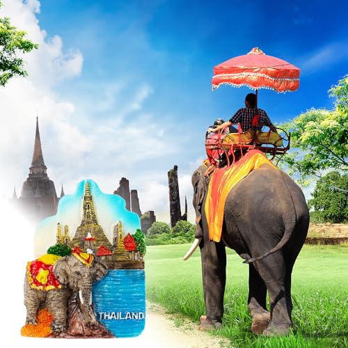 Imán decorativo souvenir de Tailandia para refrigerador miniatura 6