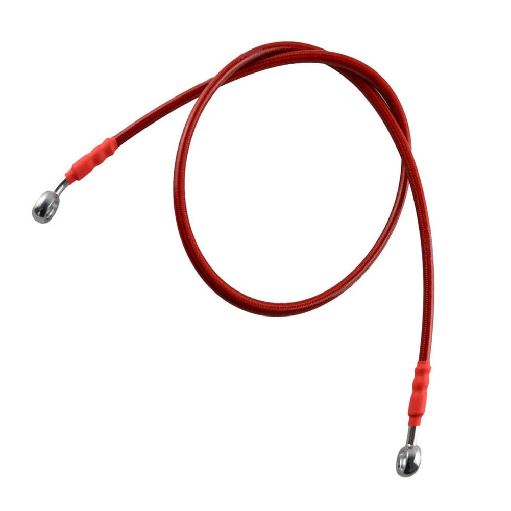 Road Passion Red 230CM Tubo de la línea de la manguera de aceite del radiador hidráulico del freno para la motocicleta Pit Dirt Bike Enduro Motocross Street Bikes (230cm)