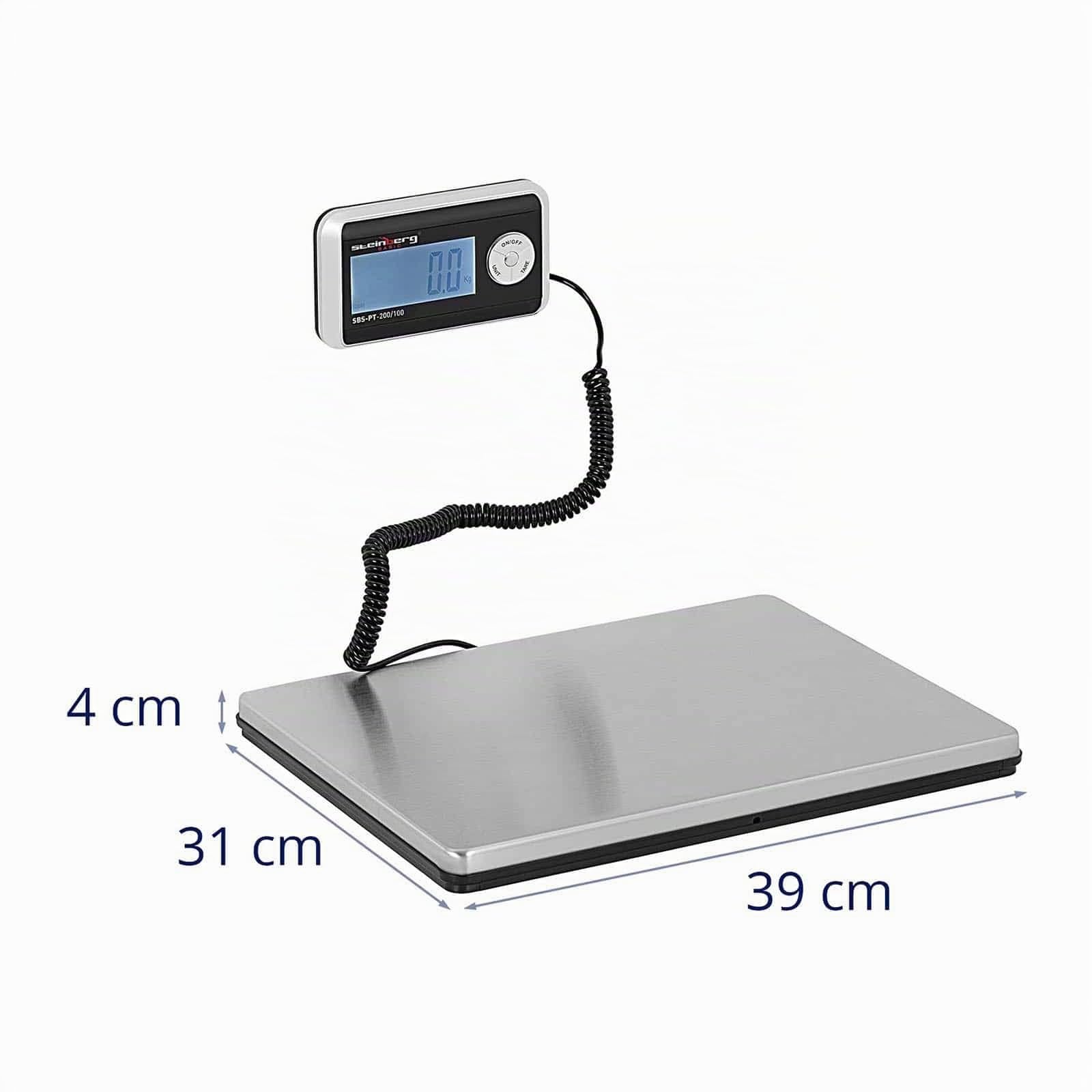 Steinberg BASIC - SBS-PT-200/100 - Bilancia pesapacchi digitale - 200 kg