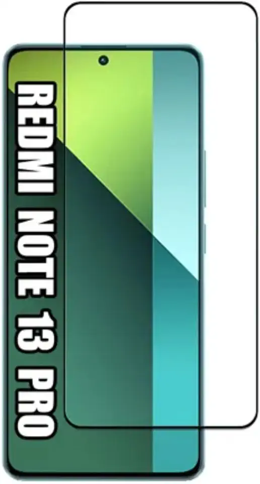 Película De Vidro 3D 9H Com Cobertural Total Da Tela Para Xiaomi Redmi Note 13 Pro 5G
