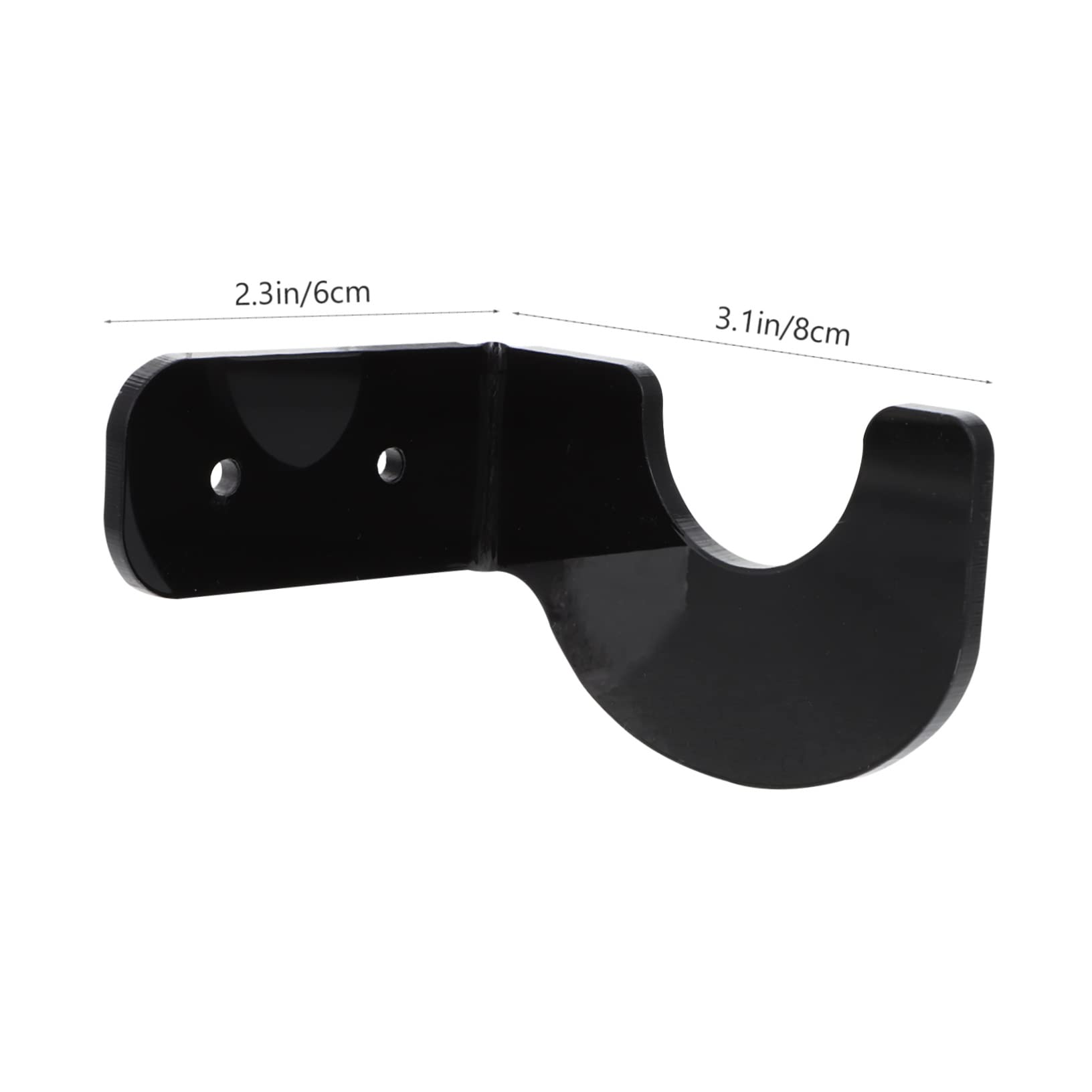 GALPADA 4pcs Baseball Bat Bracket Acrylic Bat Holder Wall Mount Rack Display for Collectibles Sports