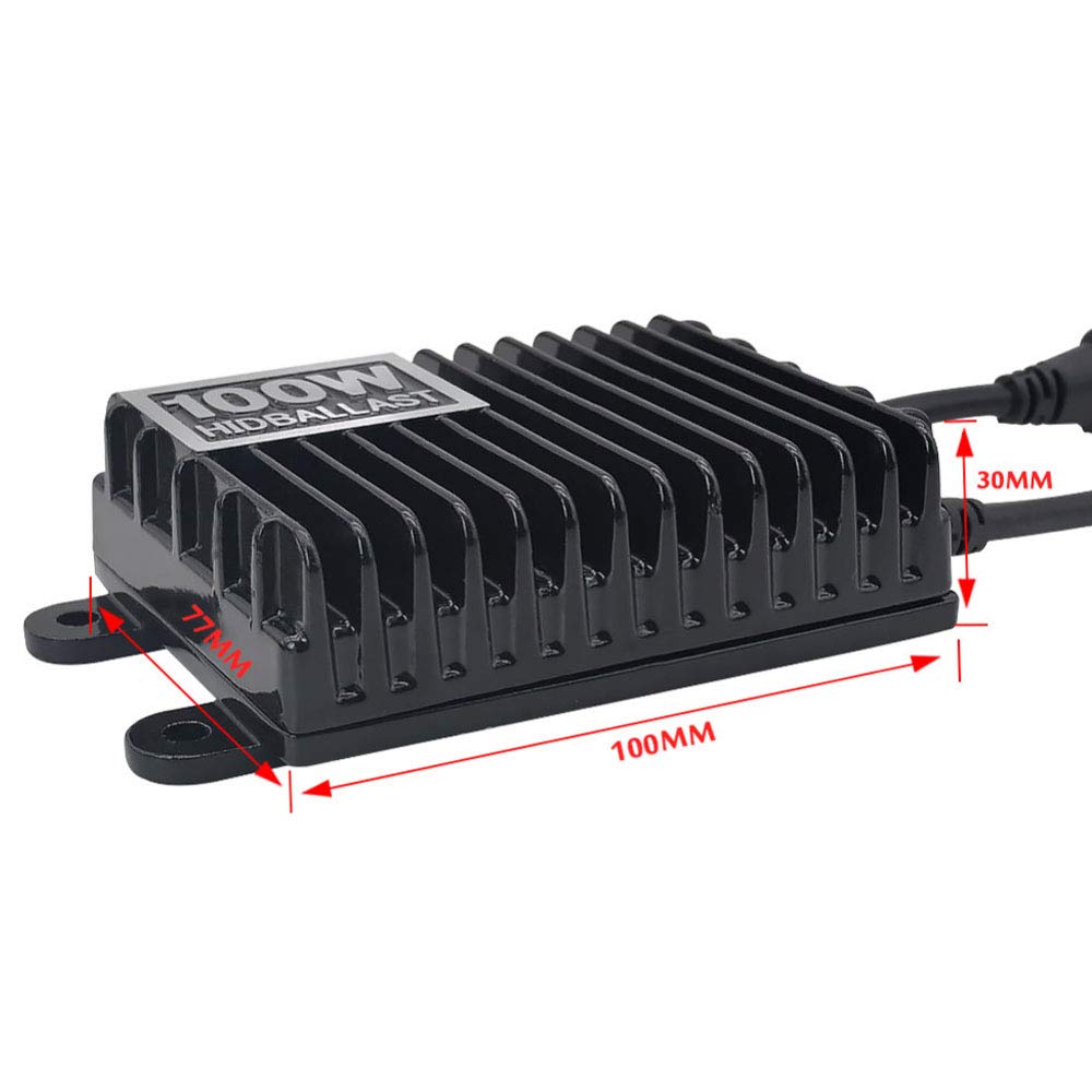 HIDライトバラスト　55-100w可変式　2個セット Amazon | 2PCSハイパワー12V 100W HID変換バラストキセノン