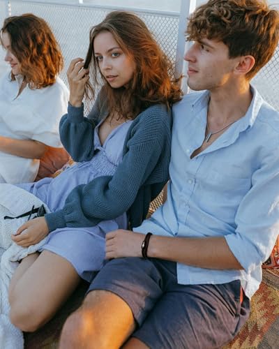 Handmade Nautical Rope Bracelet for Men Sunproof Colorfast Surfer Braided Paracord Bracelet Unique Choice for Men, Women & Couples4