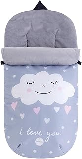 Pekebaby 1111190001 Nuvola - Saco entretiempo universal impermeable, color rosa