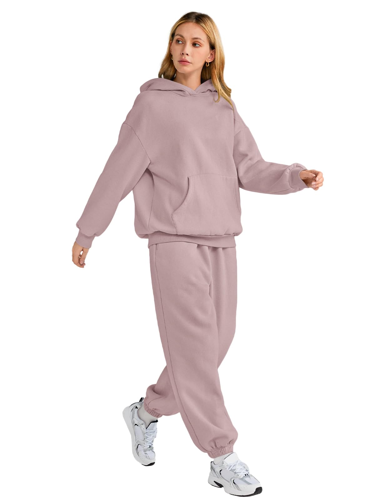 AUTOMET Casual Kobiety Au231 | Ponadwymiarowe jesienne bluzy z kapturem i workowate spodnie dresowe joggery moda 2026 stroje
