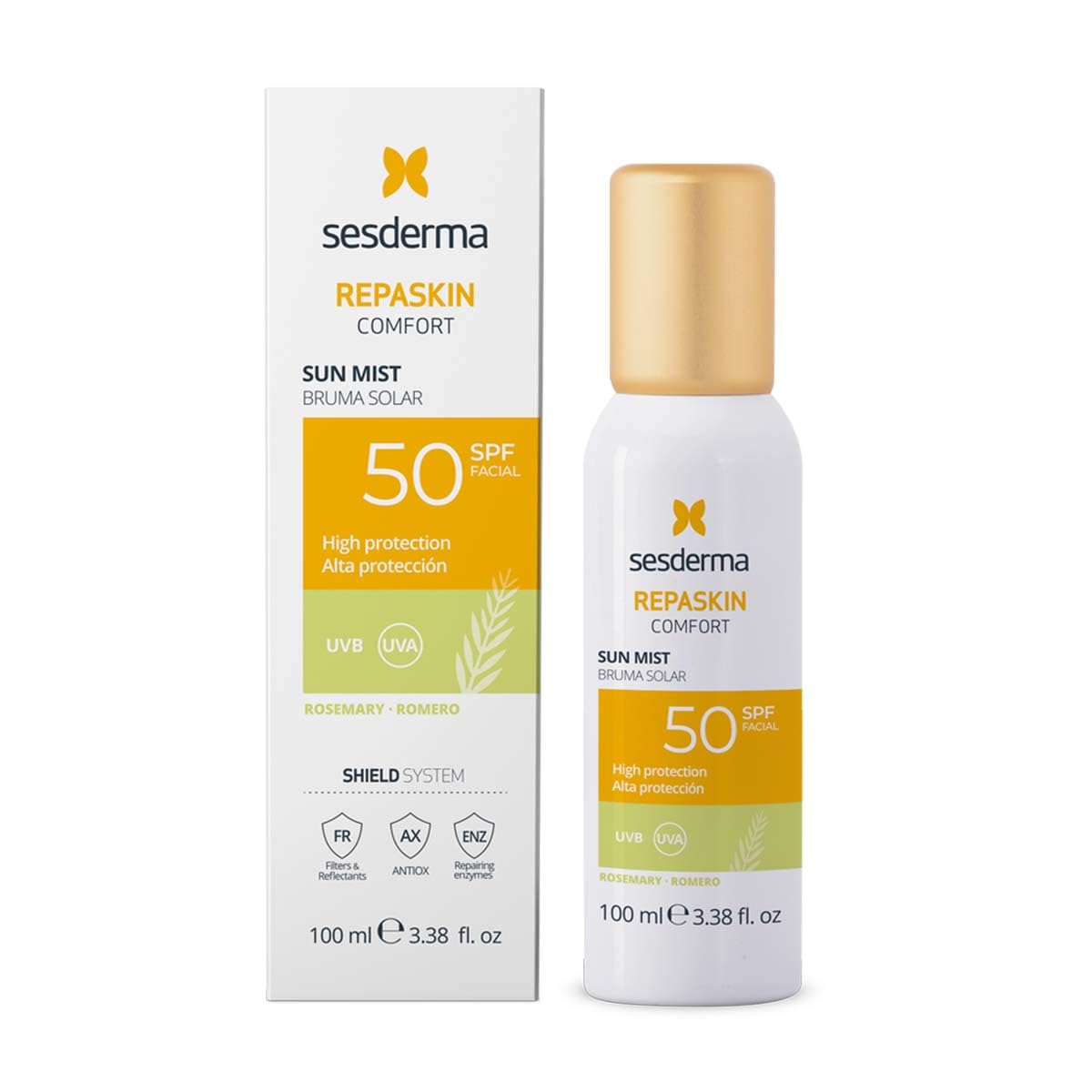 SESDERMARepaskin Comfort Sun Mist Spf50 Rosemary 100ml