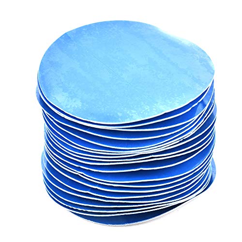 Image of 80Pcs /Box Tire Repair Patch, 58mm Car Round Rubber Tire Repair Patch Cold Patch Tubeless Patches to Repair Tire's Puncture