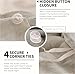Simple&Opulence 100% Linen Duvet Cover Set, 3 PCS Natural French Flax Linen Duvet Cover Queen Size, Breathable Soft Comfy Linen Bedding Comforter Cover with 2 Pillowcases(Linen, 88