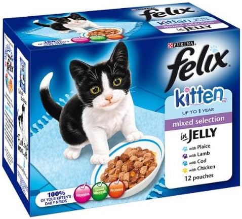 Felix Kitten in Jelly 12 x 100g Pouches - Pack of 4