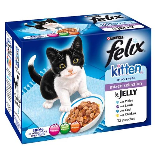 Felix Kitten in Jelly 12 x 100g Pouches - Pack of 4