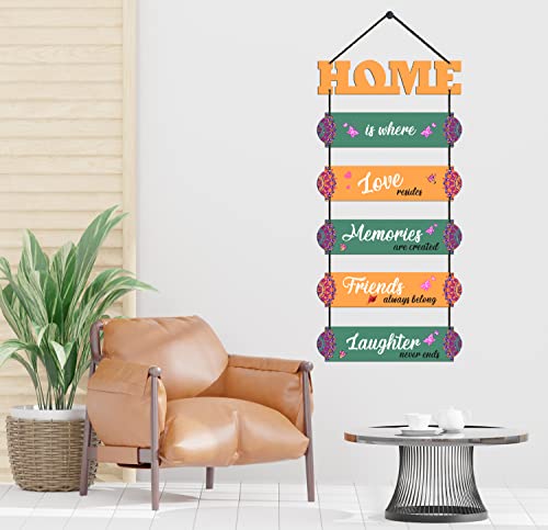 Image of Exple asia Exuberant & Luxury DecorDecorative Wall Hanging Wooden Art Decoration Item for Home Office Living Room Bedroom Decoration Items Home Decor