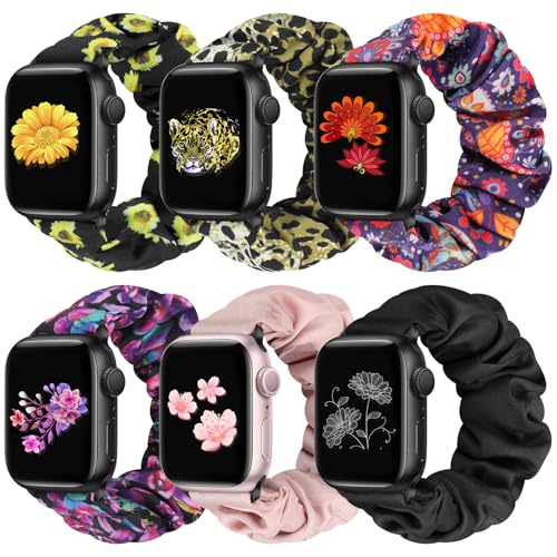 Beatlone Solo Loop Watch Bands Compatible for Scrunchie Apple Watch Band 38mm 40mm 41mm 42mm 44mm 45mm 49mm Soft Stretchy Women Elastic Strap for Apple Watch Series Ultra 2/Ultra/9/8/7/6/SE/5/4/3/2/1