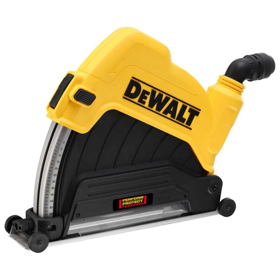 DEWALT DWE492GK-QS - lijadora angular de 230 mm, 2200 W + cúpula + disco diamantado