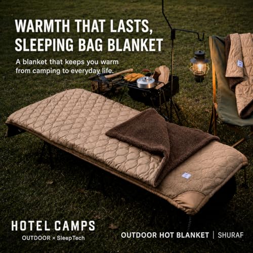 Bolsa de dormir acolchada 20/30°F para adultos, ligera y lavable a máquina, con tela exterior impermeable y forro de Sherpa fleece, ideal para camping y viajes miniatura 3
