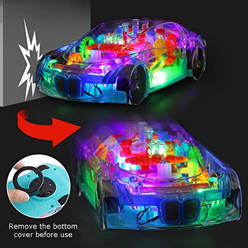 Image of LONGMIRE Metal Pull Back Diecast Car Pull Back Model with Sound Light Boys Gifts Toys for Kids Pack of 1, Multicolor (Concept Car)
