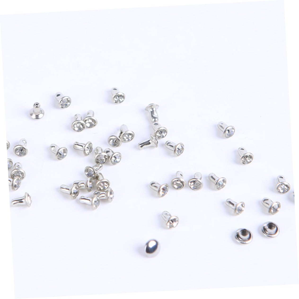 SHINEOFI 1000 Juegos remaches de diamante accesorios para bolsos remache de diamante de cristal Remaches para ropa herramientas para manualidades decoración remaches para tela Metal Decorar