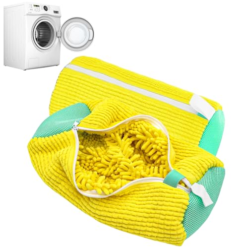 Schuhwaschbeutel Mit Reißverschluss, 360° Reinigungsflusen, Sneaker Schuhbeutel Stoßdämpfend und lärmmindernd für Sneaker und Schuhe 2Pcs Schuhwaschbeutel Mit Reißverschluss, 360° Reinigungsflusen, Sneaker Schuhbeutel Stoßdämpfend und lärmmindernd für Sneaker und Schuhe 2Pcs