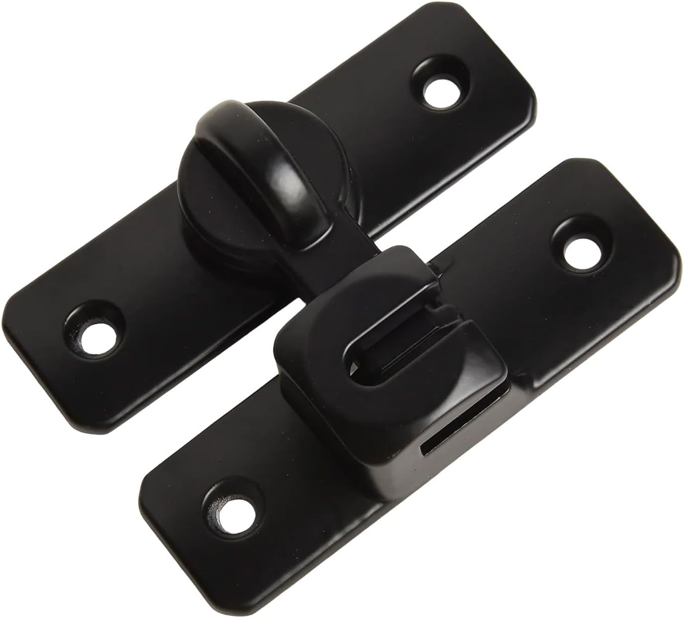 Zinc Alloy Sliding Door Latch 90 180 Degree Flip Lock for Home Security Window Cabinet Furniture for Easy Install Anti Theft Hardware