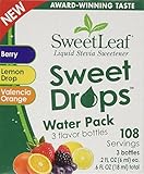 Sweetleaf Stevia Protein Enhanced Drops, 3 Count