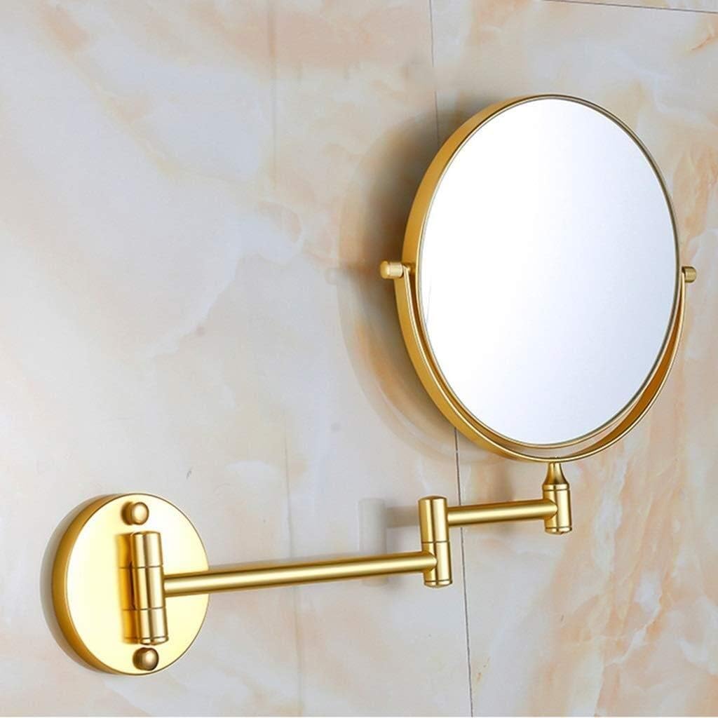 FidemM Cosmetic Vanity Mirror 8-inch Cosmetic Mirror Beauty Mirror Best Luxury Quality Adjustable 3 Times Magnification Space image 3
